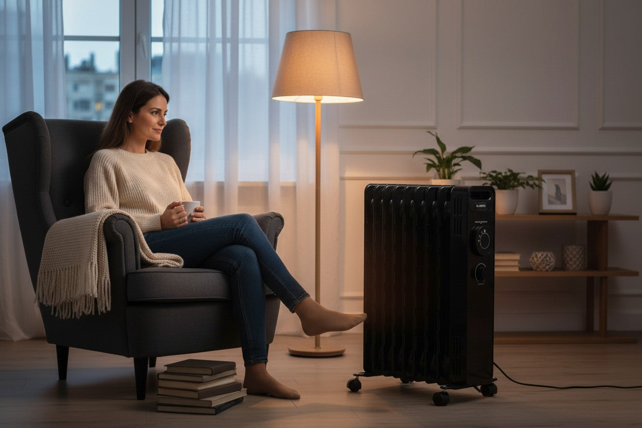 Calefactor Eléctrico James NEGRO.