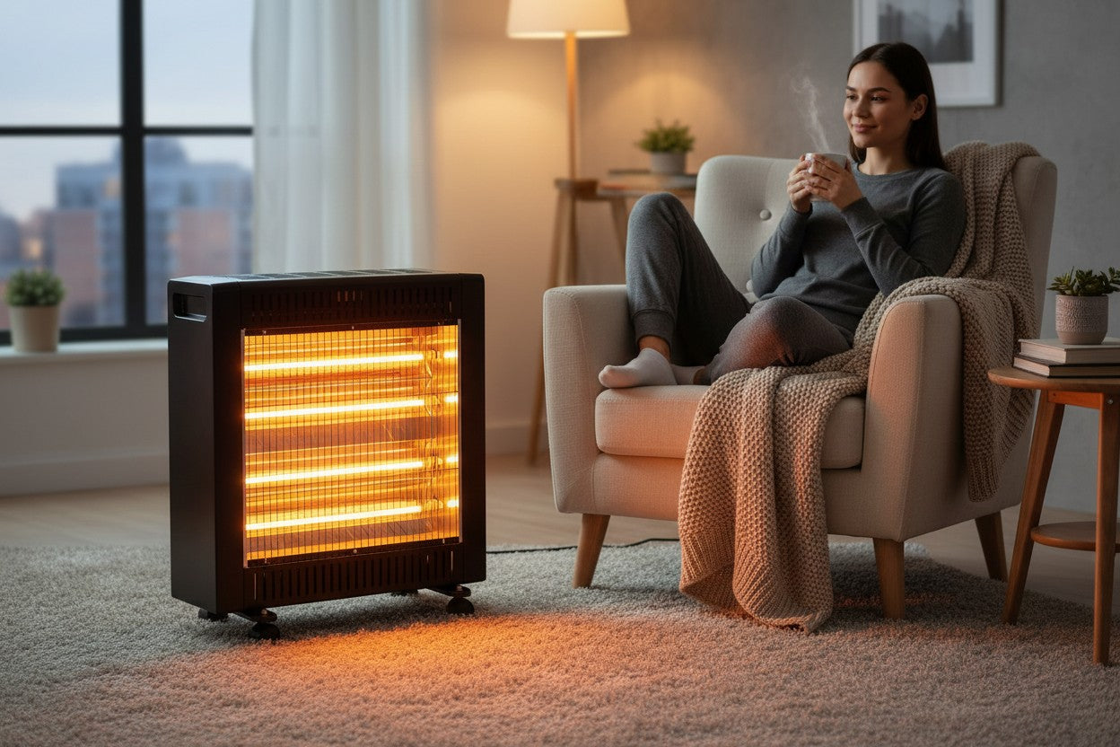 Calefactor Eléctrico Kassel NEGRO