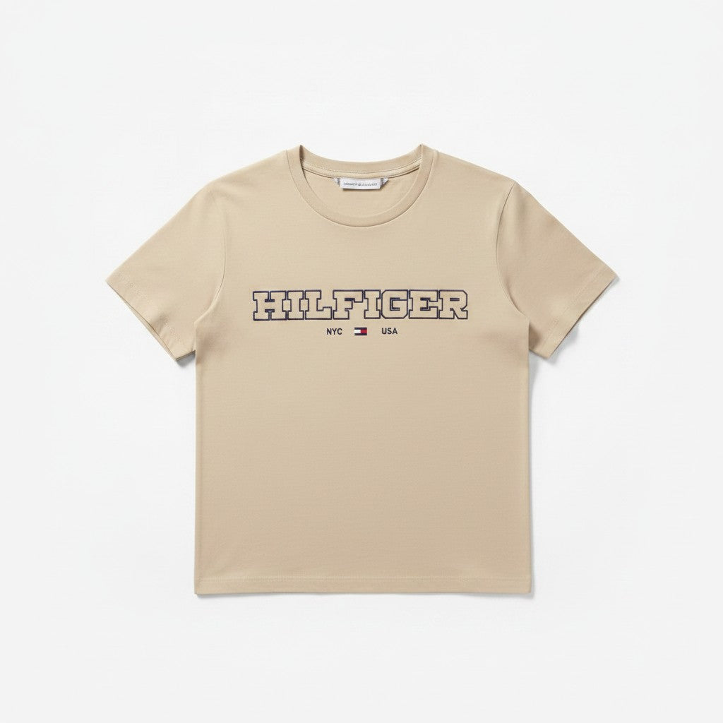 CAMISETA TOMMY BEIGE