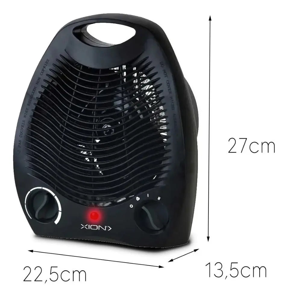 Caloventilador Xion NEGRO.